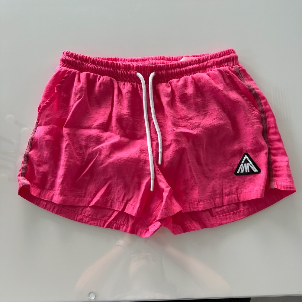 Bright Pink Swim Trunks